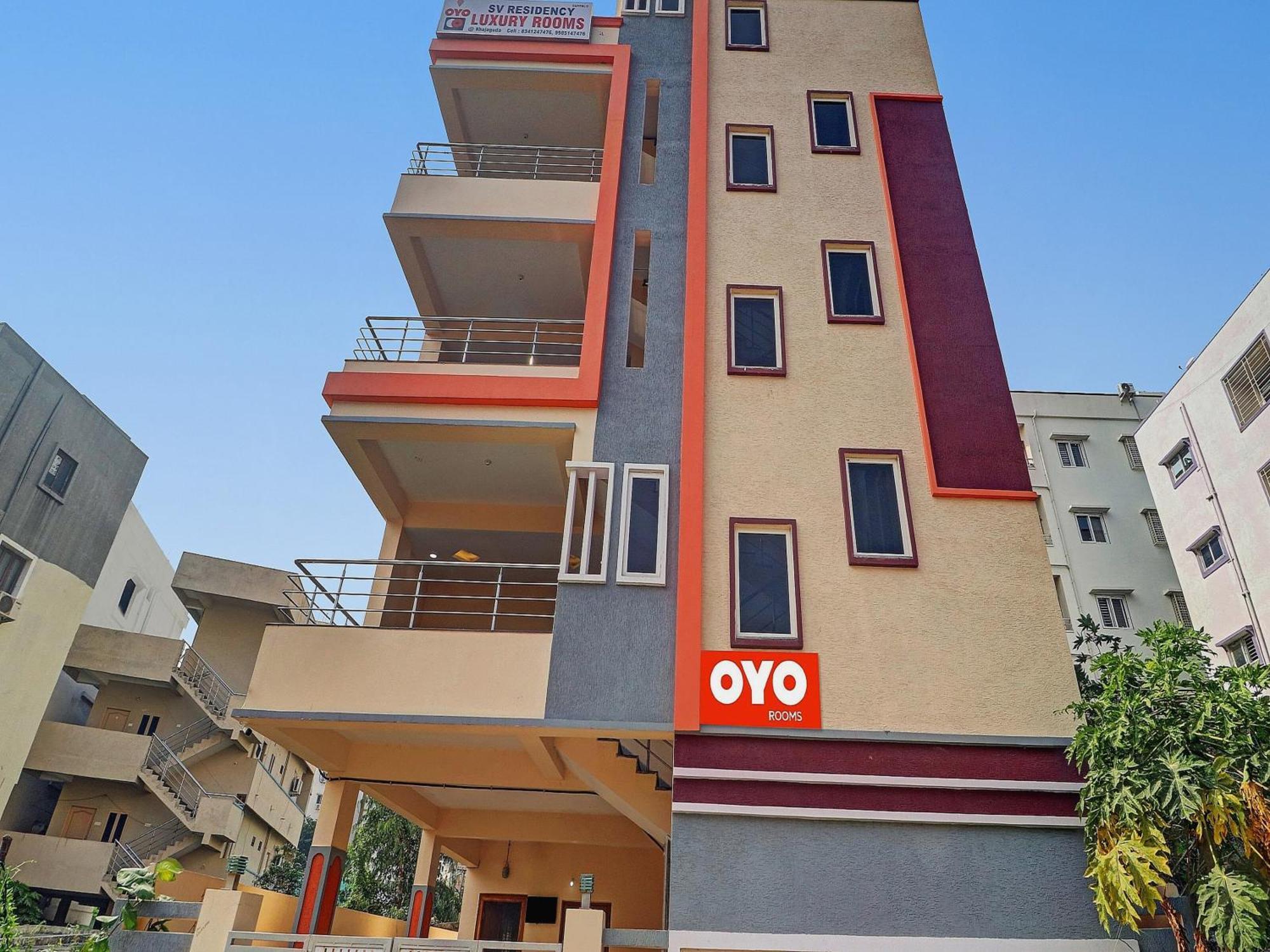 Hotel O S V Residency Kajaguda Near Gachibowli Hyderabad Exterior foto
